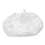 Centrifuge filtration liner with lifting loops on center sleeve.