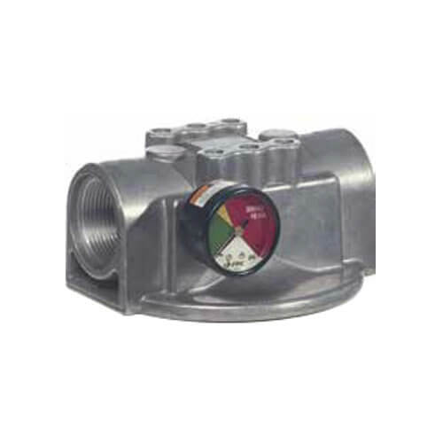 Maradyne 50 Series spin-on filter head with pressure gauge